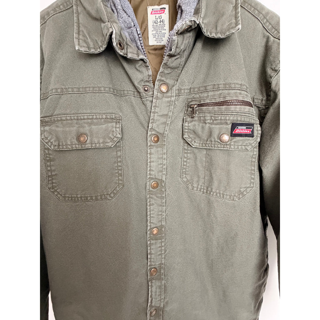 Dickies Hooded Workwear Jacket Mens Large