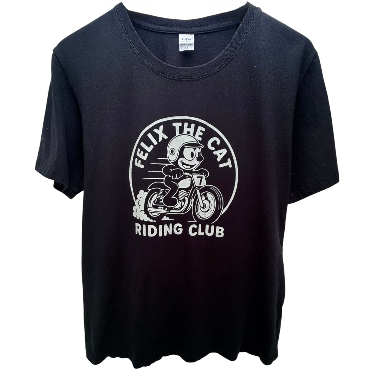 YuDie Men's Black T-Shirt — front view