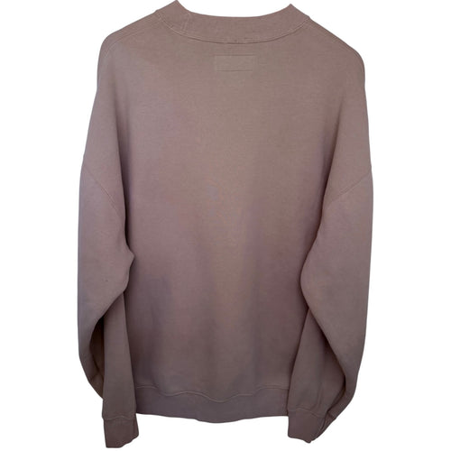 Abercrombie & Fitch Men's Brown Soft A&F Fleece Sweatshirt — back view