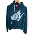 Nike Big Logo Hoodie Womens Medium Teal