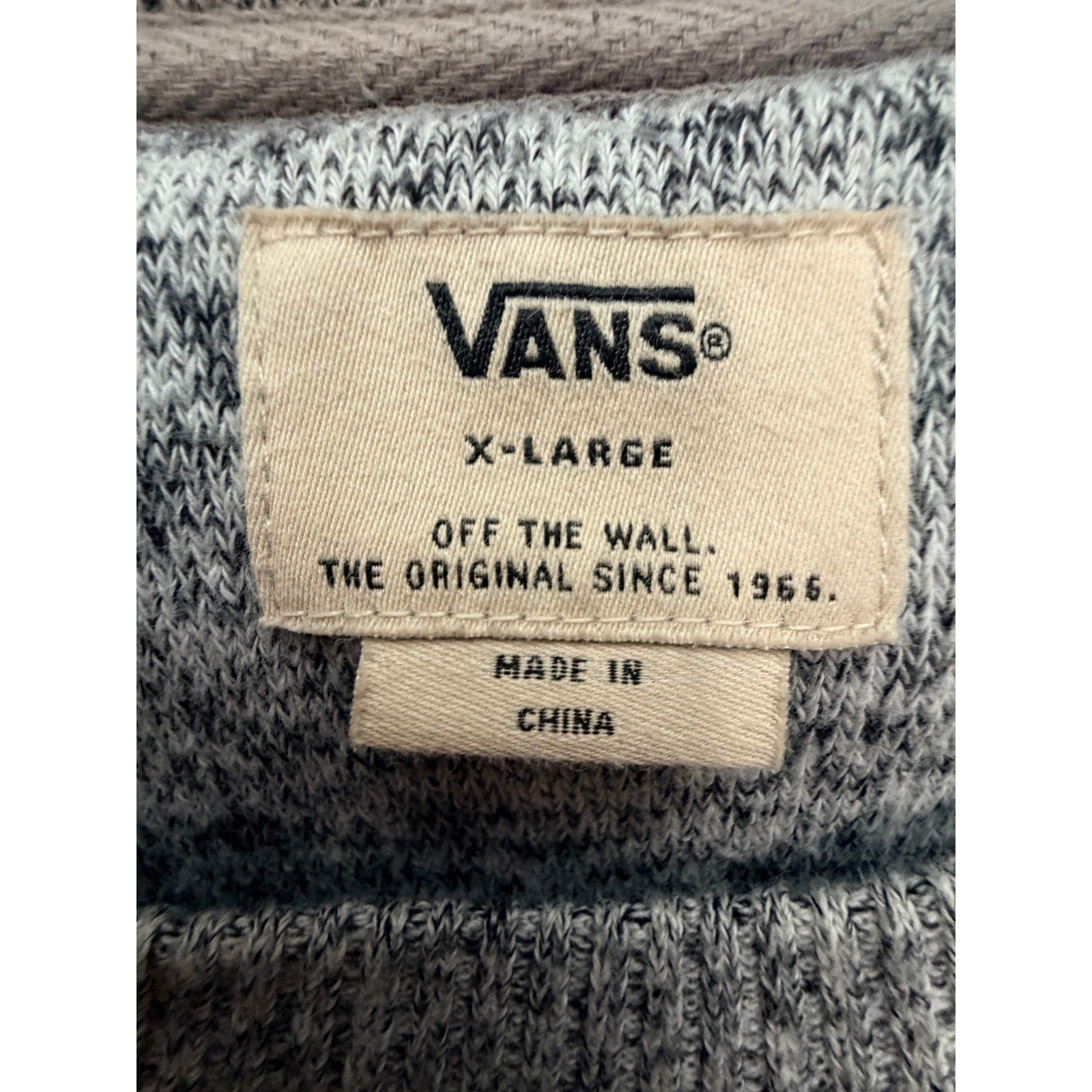 Vans Men's Keseley Aztec Pullover Hoodie XL Gray