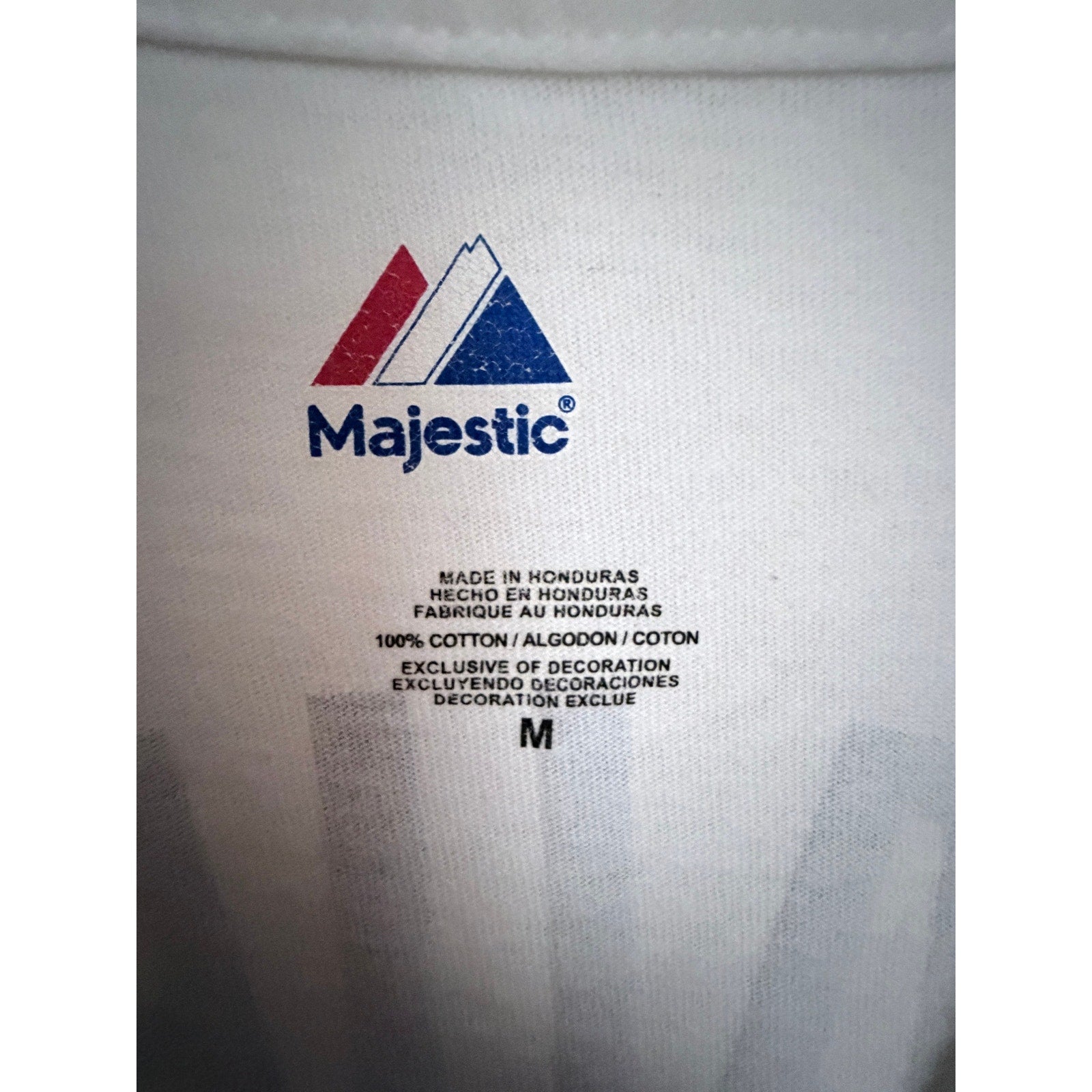 Minnesota Twins Joe Mauer 7 Graphic T Shirt White Majestic Mens Medium