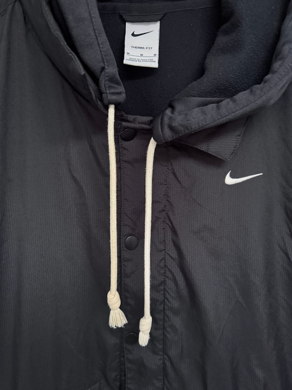 Nike Men's Black Nike Standard Issue Jacket — view 4