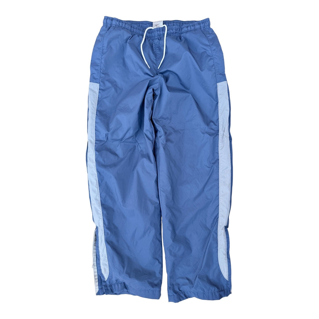 vintage 2000s Nike Track Pants Blue Youth L (14-16) Athletic Wind Pants fits a mens small