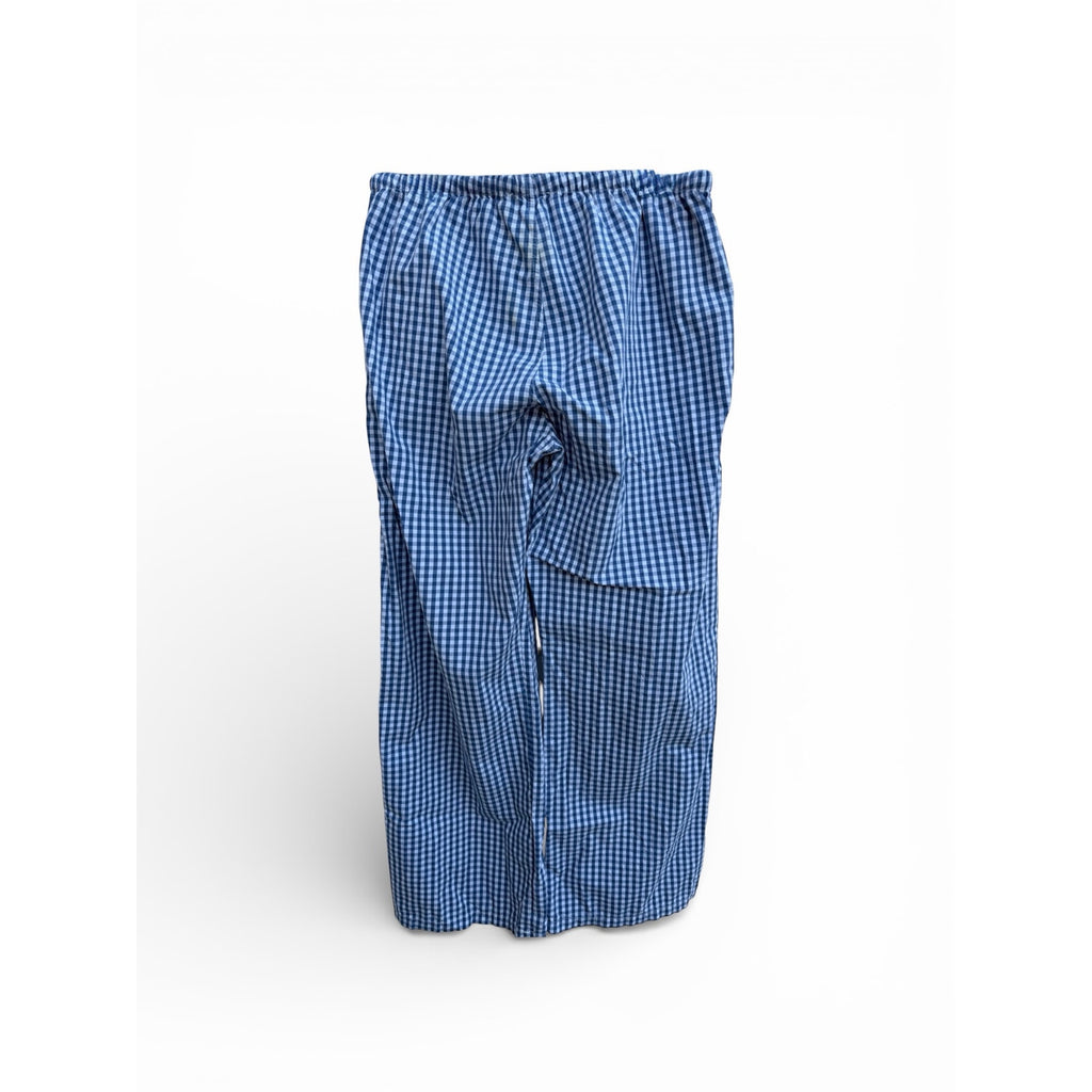 Brandy Melville Blue Gingham Pajama Pants Womens One Size Lounge Pants