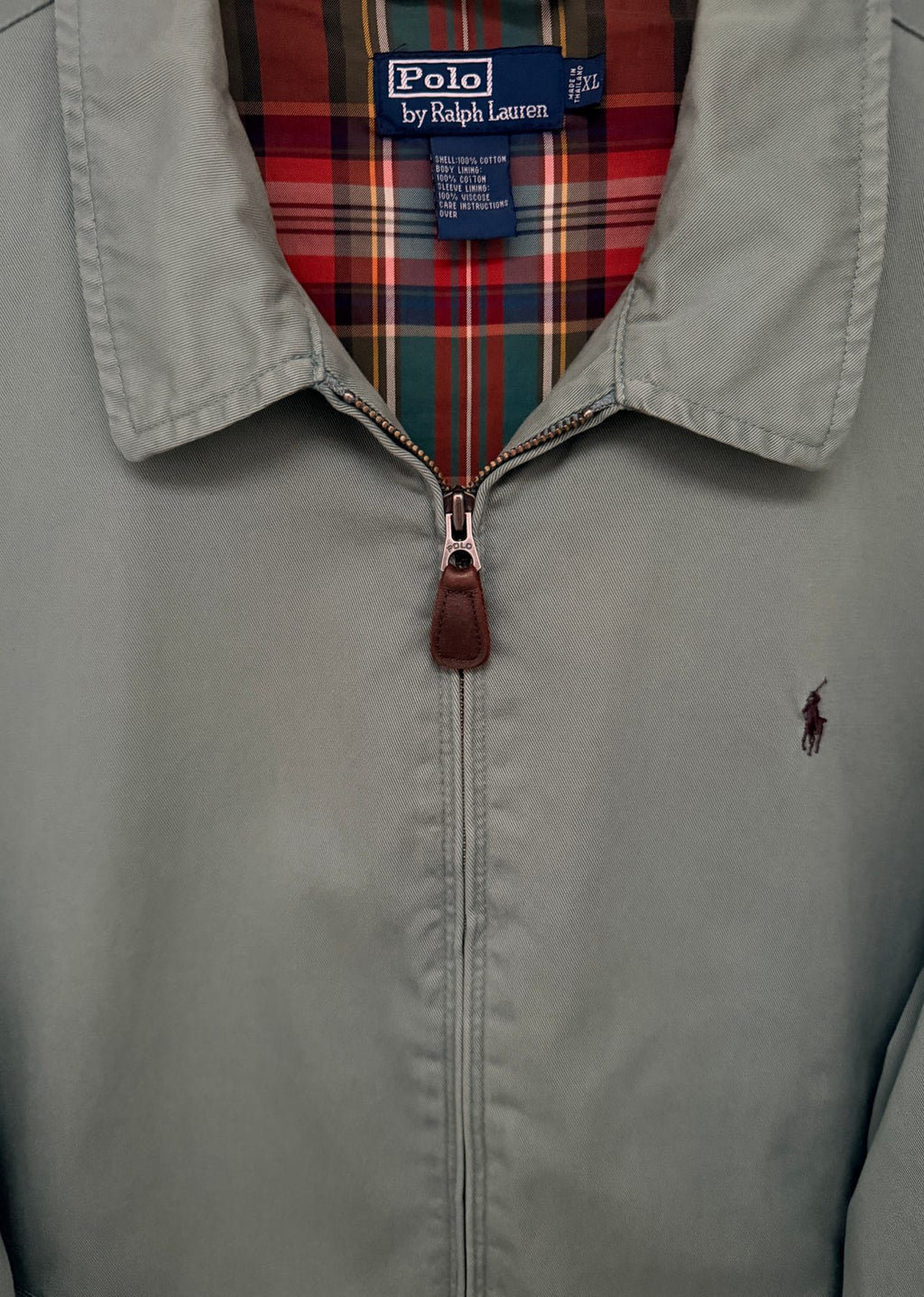 Polo by Ralph Lauren Men's Green Plaid Jacket — view 4