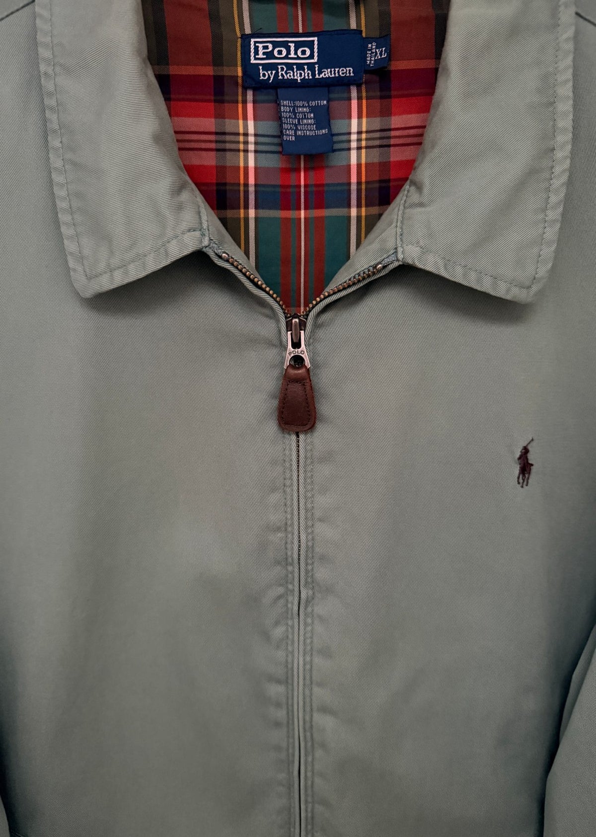 Polo by Ralph Lauren Men's Green Plaid Jacket — view 4