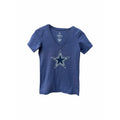 NFL Blue Tops Womens Dallas Cowboys modern top