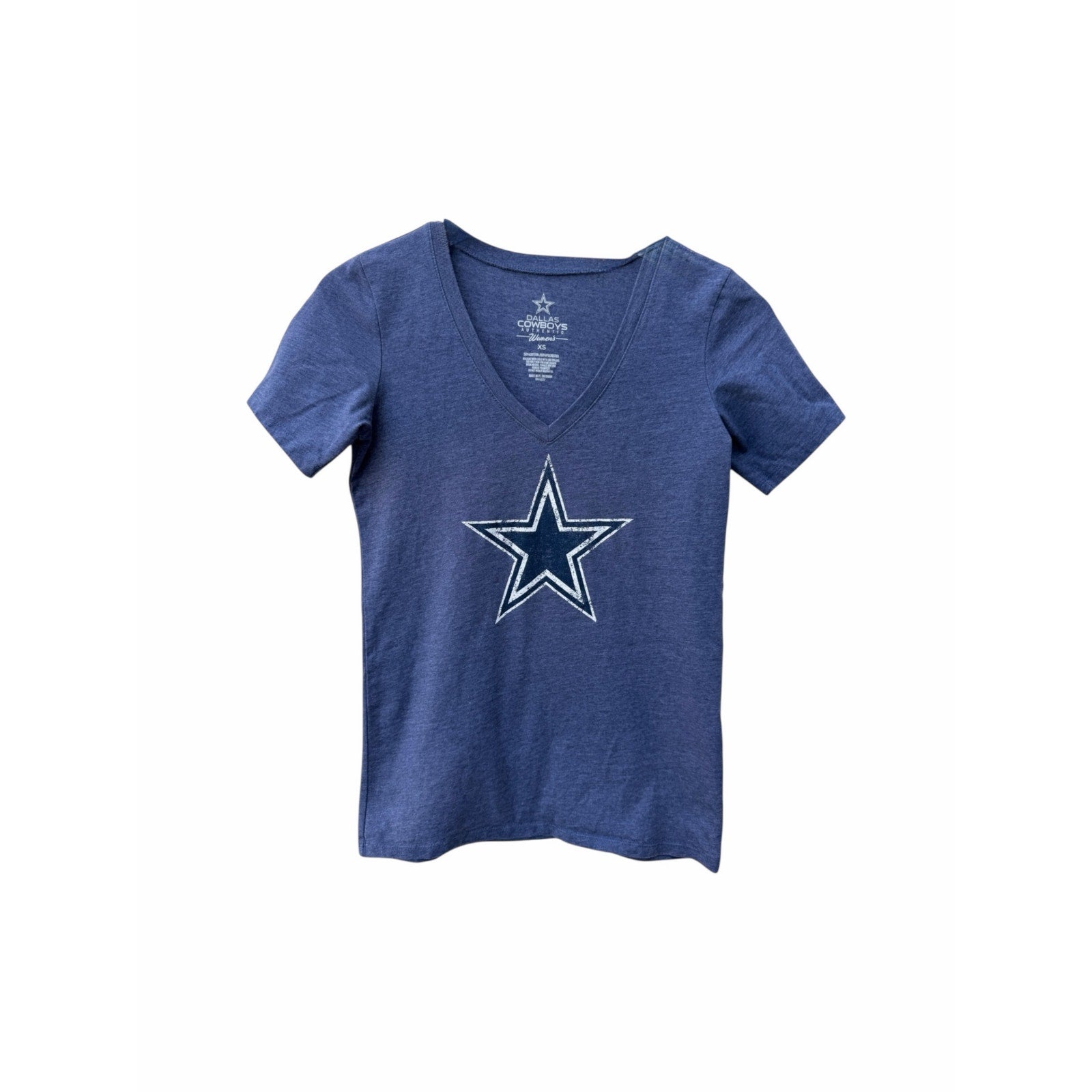 NFL Blue Tops Womens Dallas Cowboys modern top
