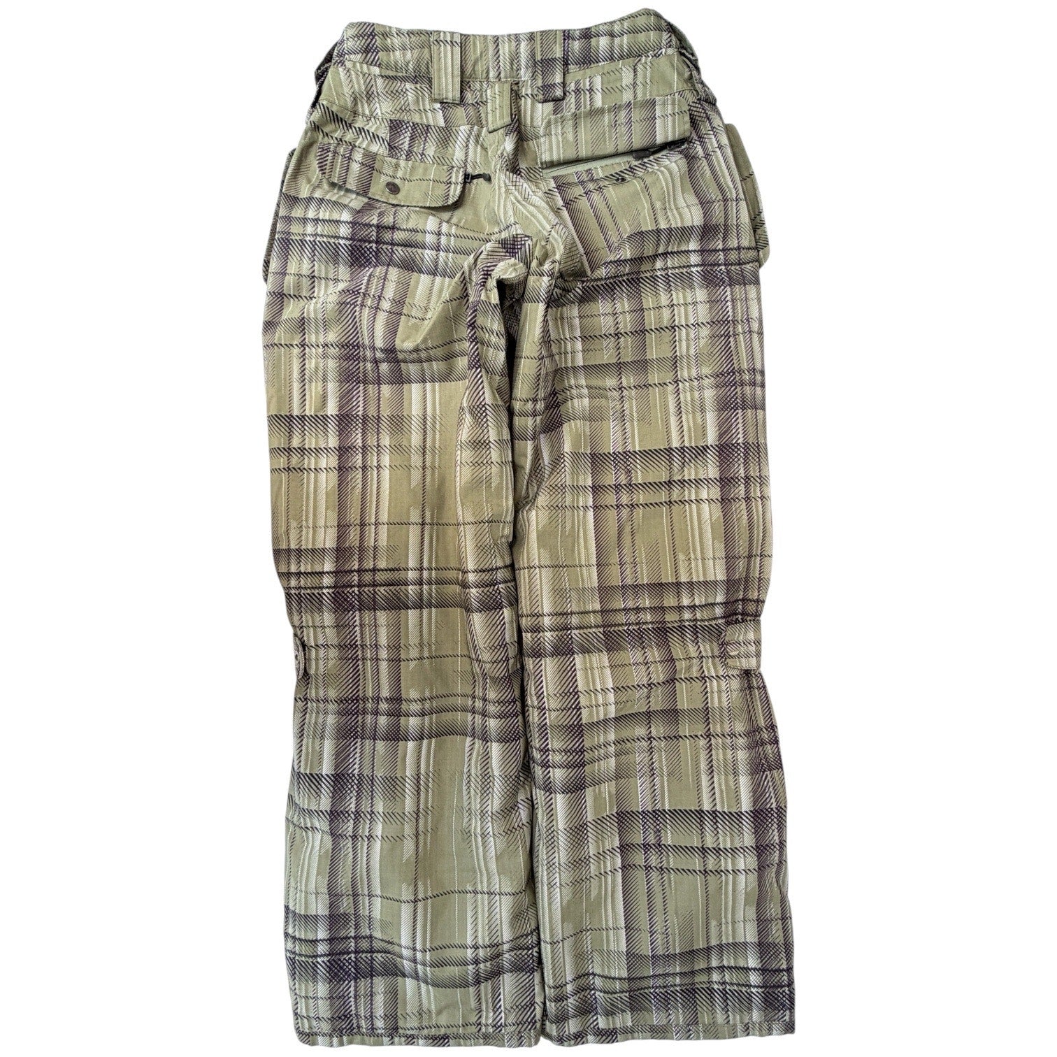 Oakley Thinsulate Insulated Snow Pants Mens Medium Plaid Ski Snowboard