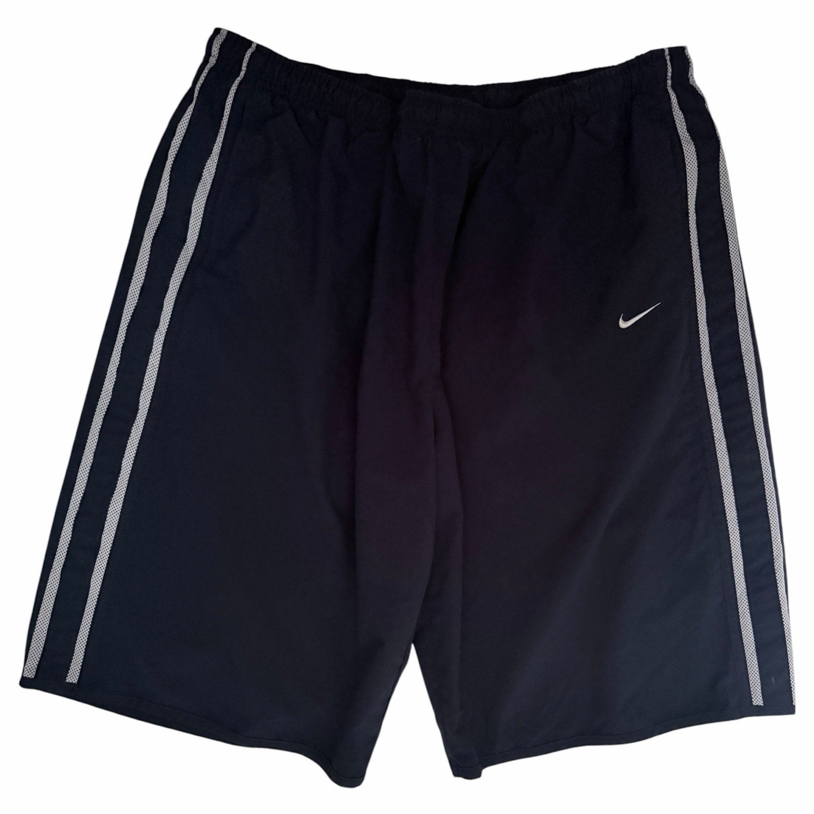Nike Athletic Shorts Mens XL Navy Mesh Lined Running Training Gym Shorts