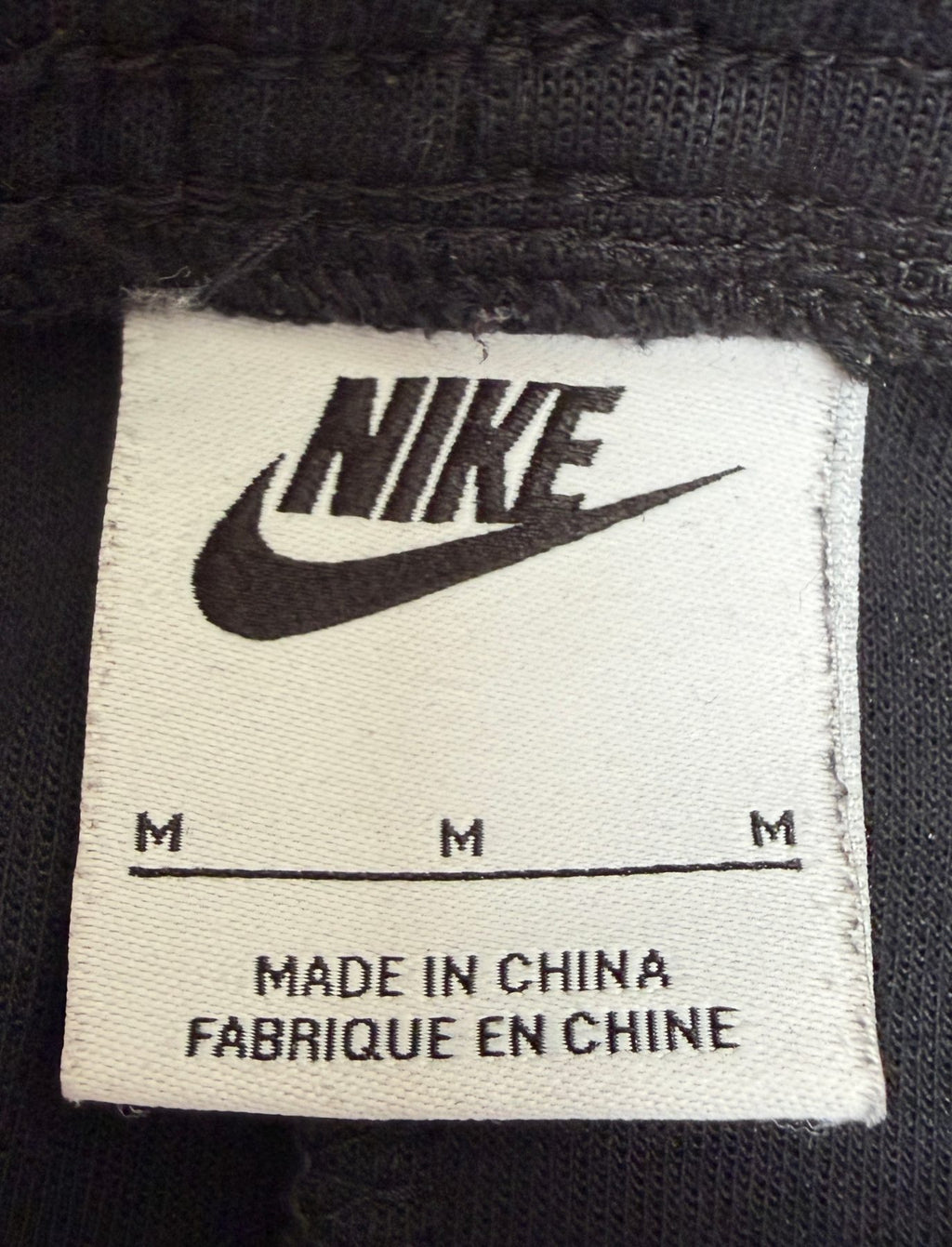 Nike Men's Black Nike Sportswear Tech Fleece Joggers Jogger — brand label