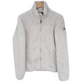 The North Face Sherpa Fleece Jacket Womens Small Cream Full Zip
