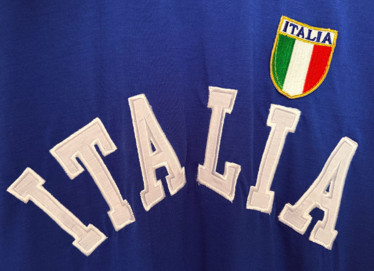 Italia Men's Blue Crewneck T-Shirt — view 5