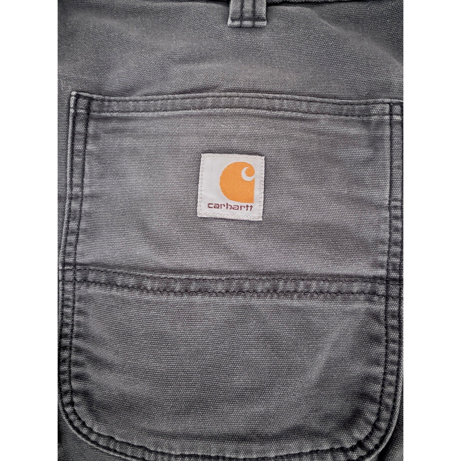 Carhartt Rugged Flex Double Front Utility Work Pants Mens Gray 32x32 Relaxed Fit
