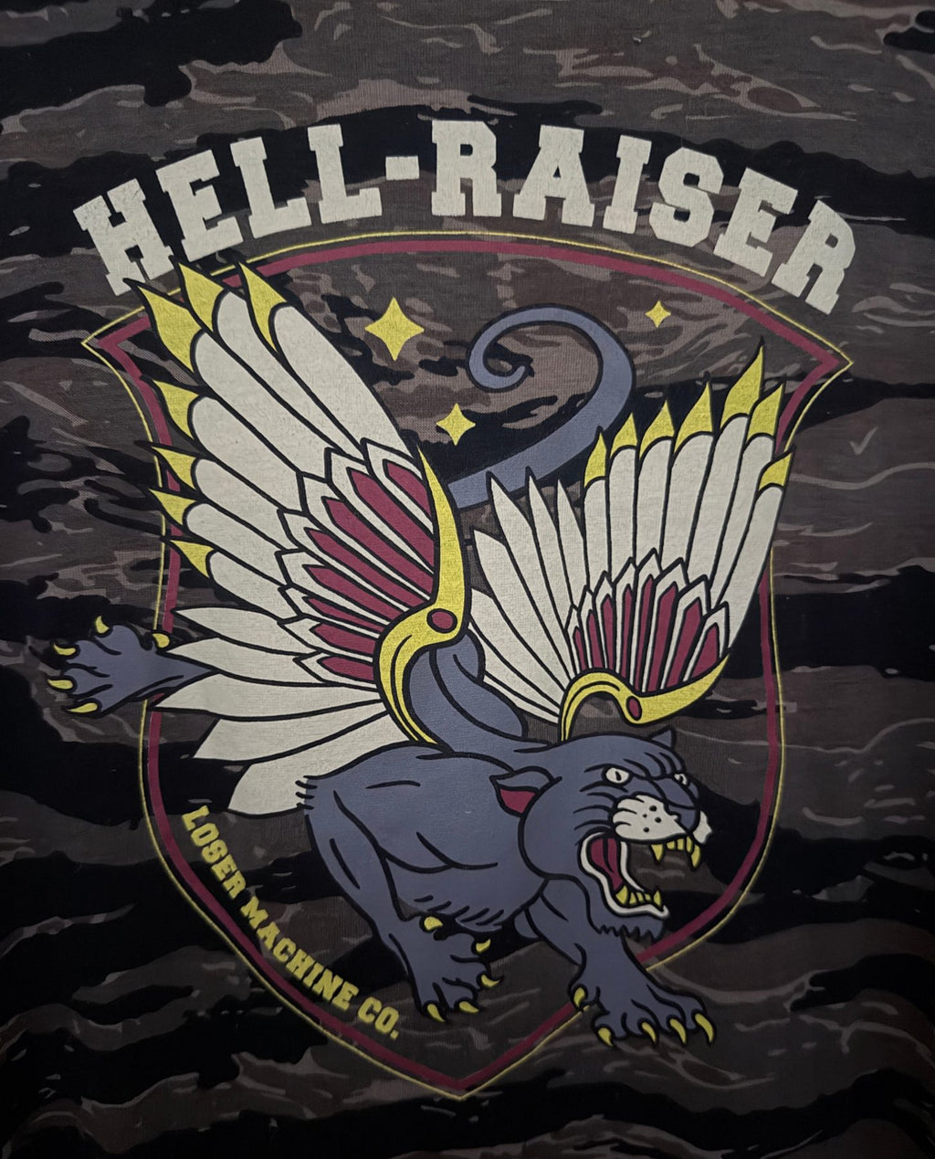 Loser Machine Company Men's Gray Hell-Raiser T-Shirt — view 5
