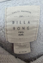 Billabong Women's Gray Fleece Hooded Hoodie — brand label