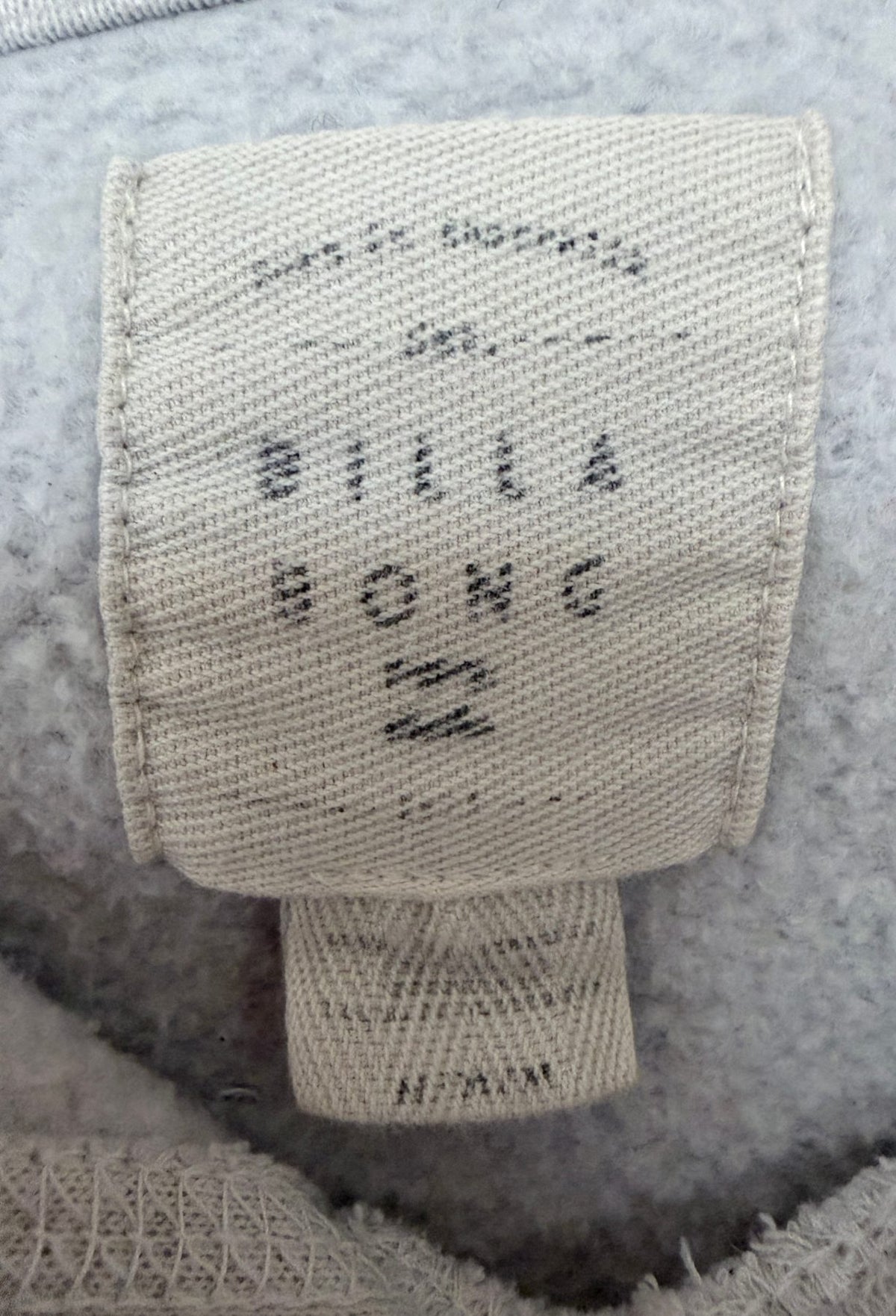 Billabong Women's Gray Fleece Hooded Hoodie — brand label
