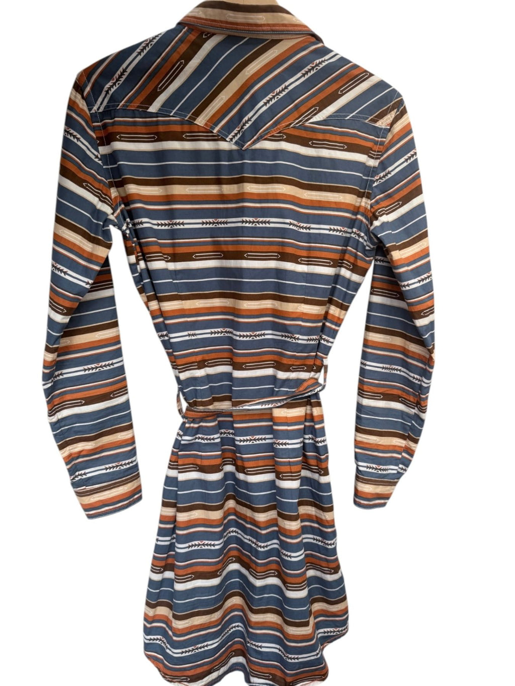 Panhandle Rough Stock Women's Blue Rough Stock Dress — back view