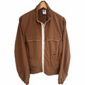 Nike Womens Small Brown Windbreaker Jacket Mesh Lined Full Zip SP220010SIV