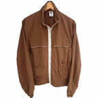 Nike Womens Small Brown Windbreaker Jacket Mesh Lined Full Zip SP220010SIV