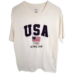 Team USA Olympic Team Graphic T Shirt White Mens XL