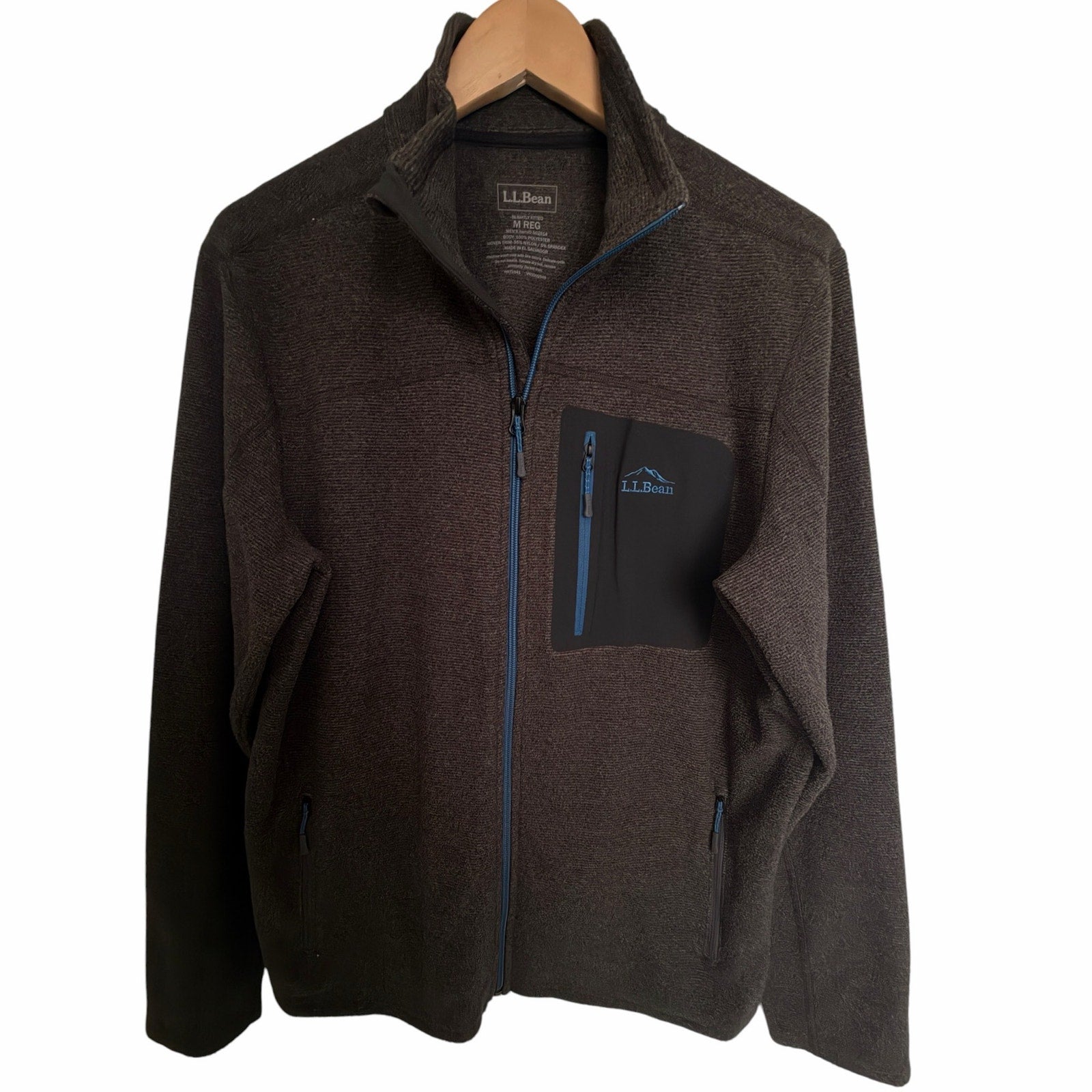 L.L.Bean Sweater Fleece Jacket Mens Medium