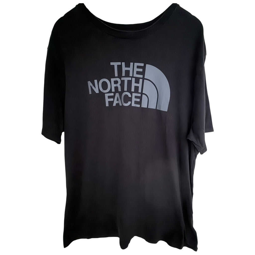 The North Face T Shirt Mens XL Black Big Logo Short Sleeve Outdoor Tee