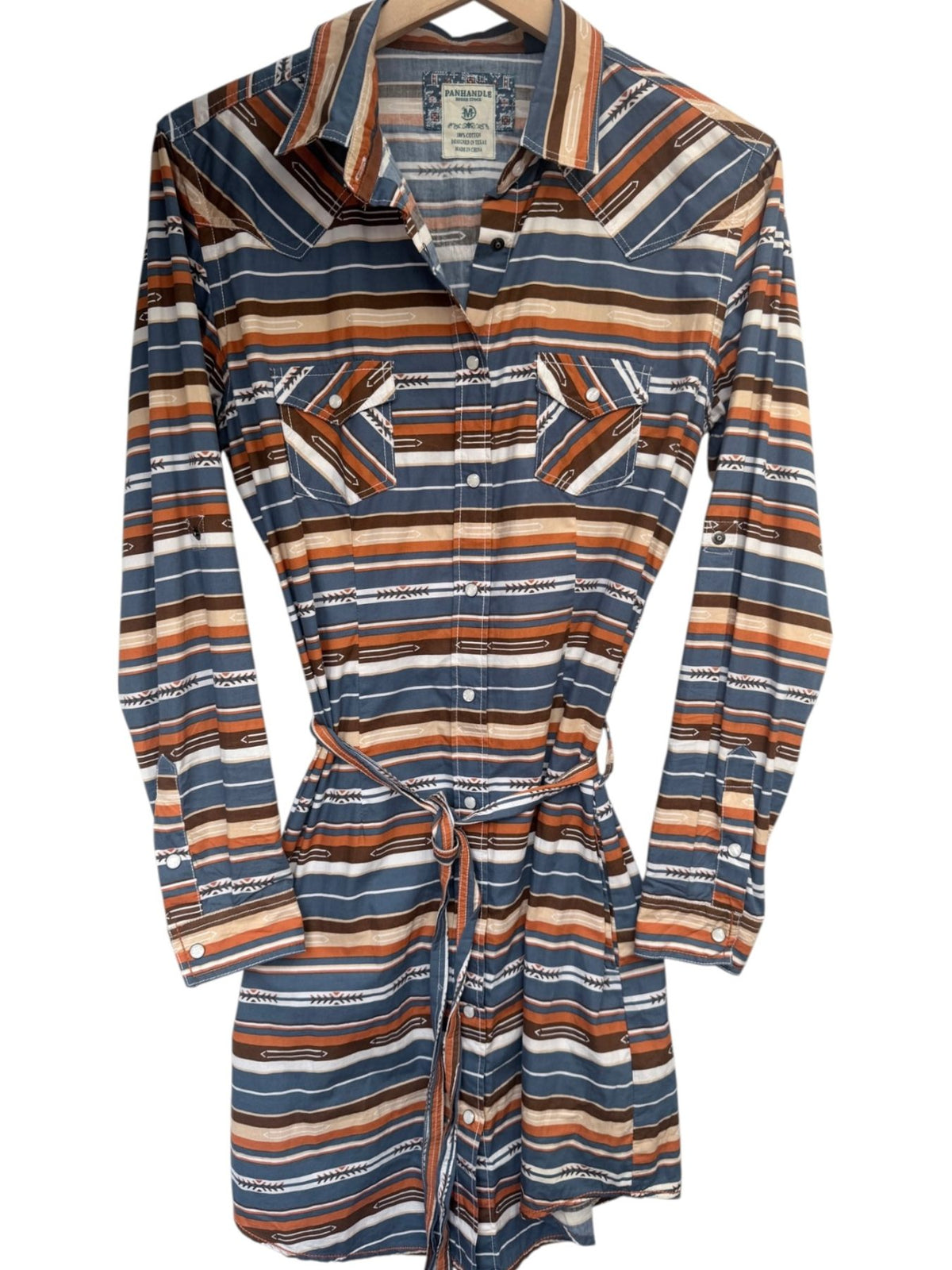 Panhandle Rough Stock Women's Blue Rough Stock Dress — front view