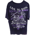 Rat Fink Men's Black Rat Fink Live to Ride Race No Wimps T-Shirt — front view