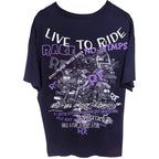 Rat Fink Men's Black Rat Fink Live to Ride Race No Wimps T-Shirt — front view