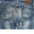 Polo Ralph Lauren Varick Slim Straight Distressed Jeans Mens 31x30 Blue