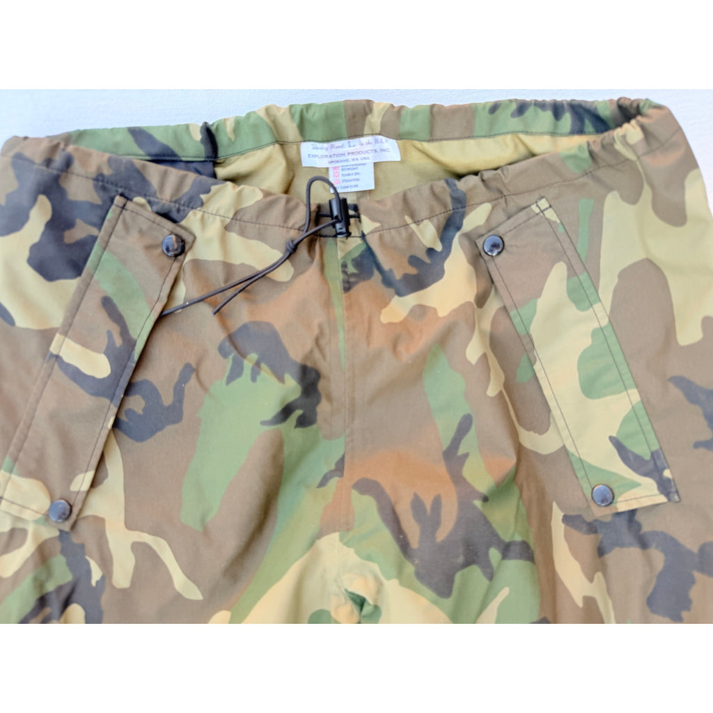 Exploration Products Camo Rain Pants Mens Large Waterproof Outdoor Hunting