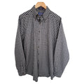 Pendleton Sir Pendleton Wool Button Down Shirt Mens Large Gray Plaid Long Sleeve