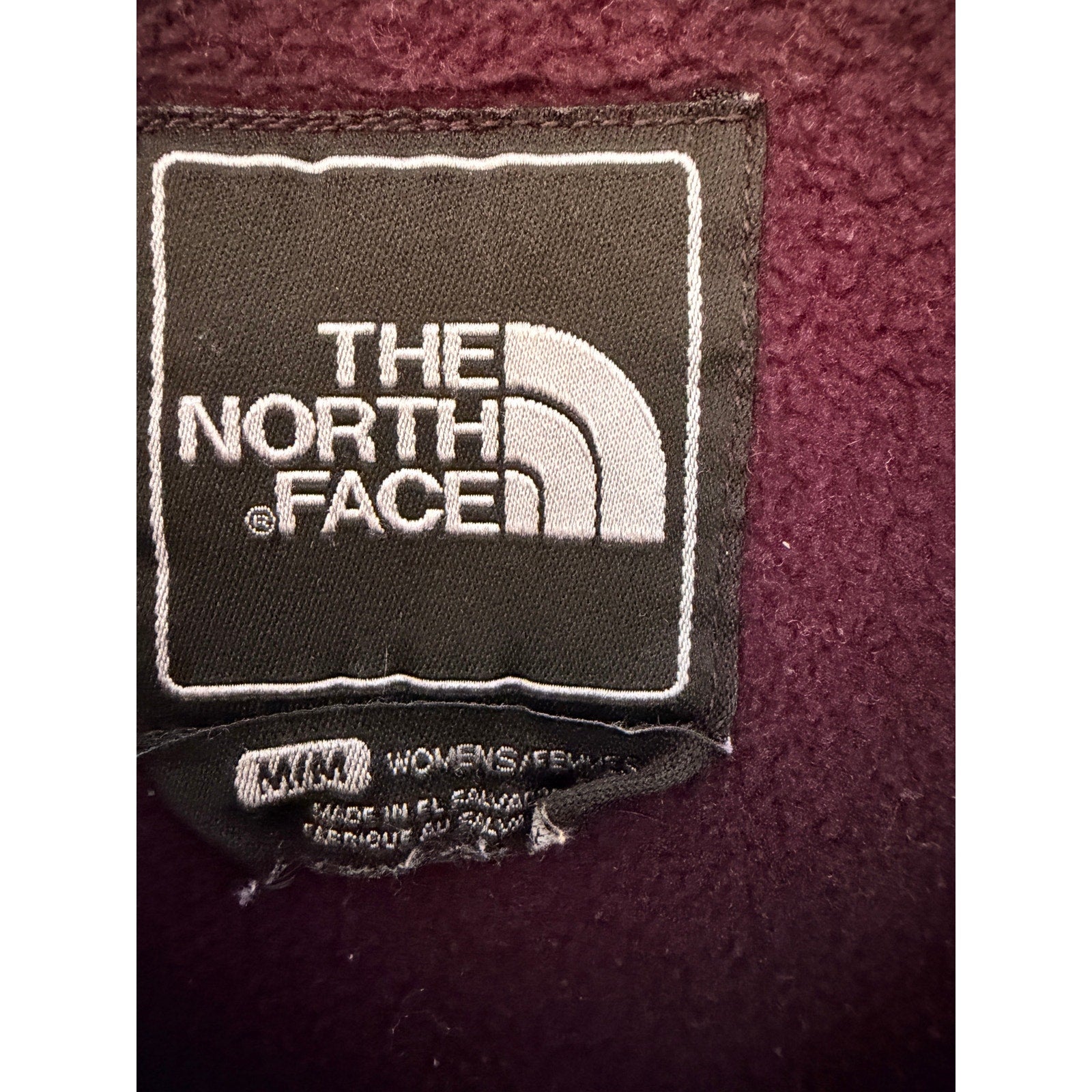 The North Face Denali Fleece Jacket Womens Small Black Full Zip Outdoor
