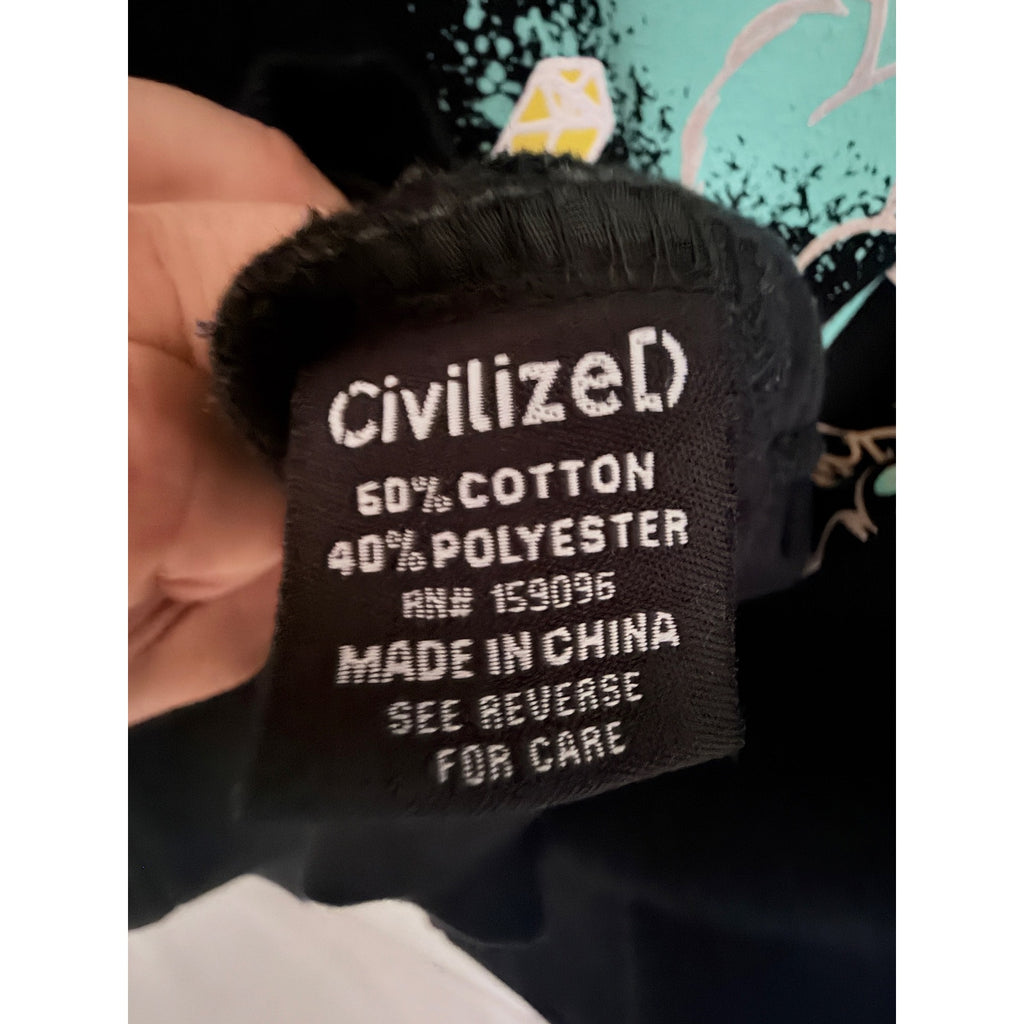 Civilized Graphic Hoodie Mens 2XL