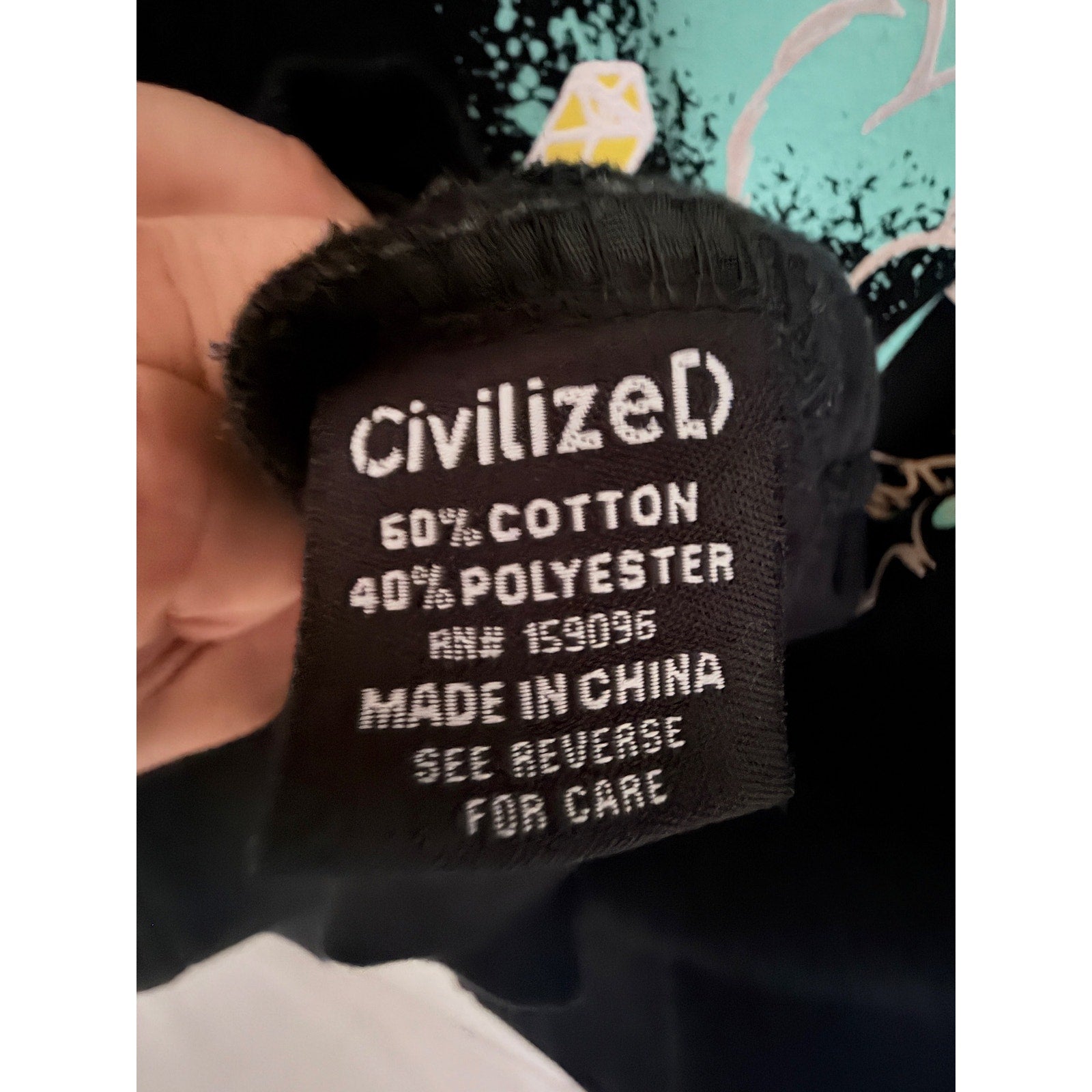 Civilized Graphic Hoodie Mens 2XL