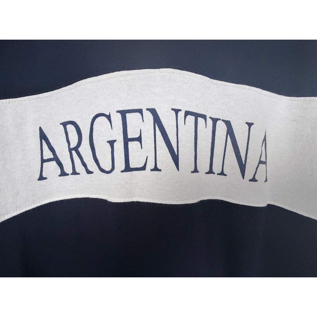 Argentina Polo Shirt Mens XL Rugby Style Short Sleeve Argentina Graphic Navy