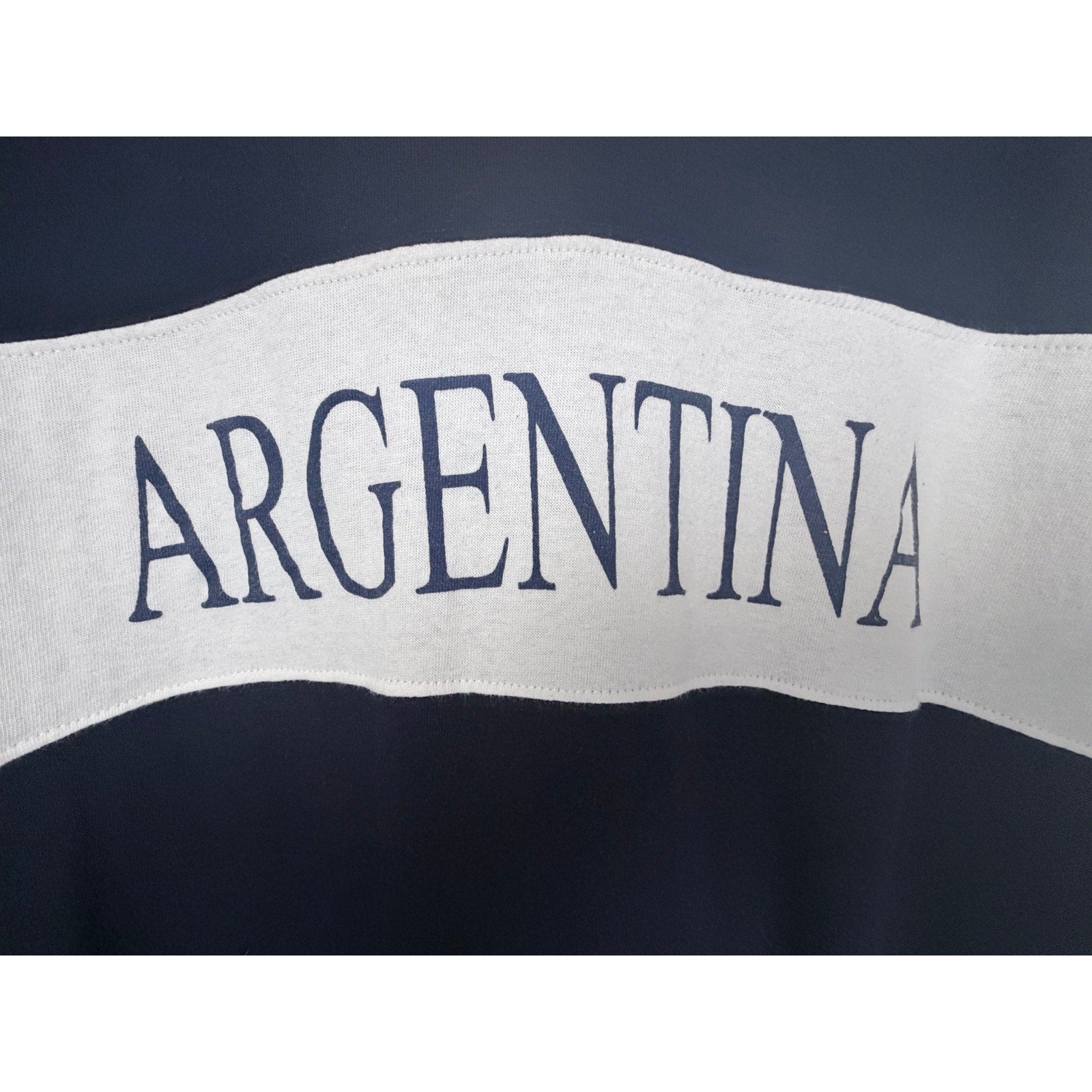 Argentina Polo Shirt Mens XL Rugby Style Short Sleeve Argentina Graphic Navy