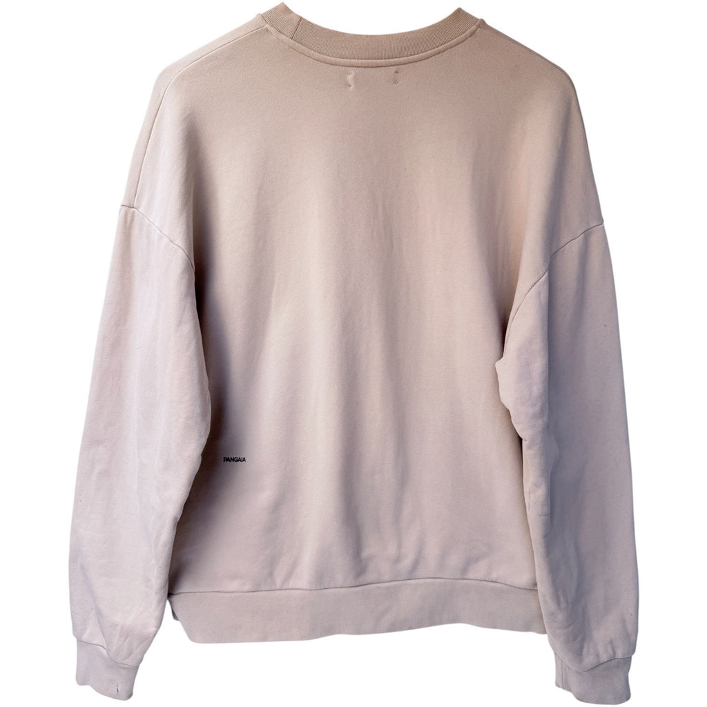 Pangaia Crewneck Sweatshirt Mens Medium Beige Minimalist Premium Heavyweight