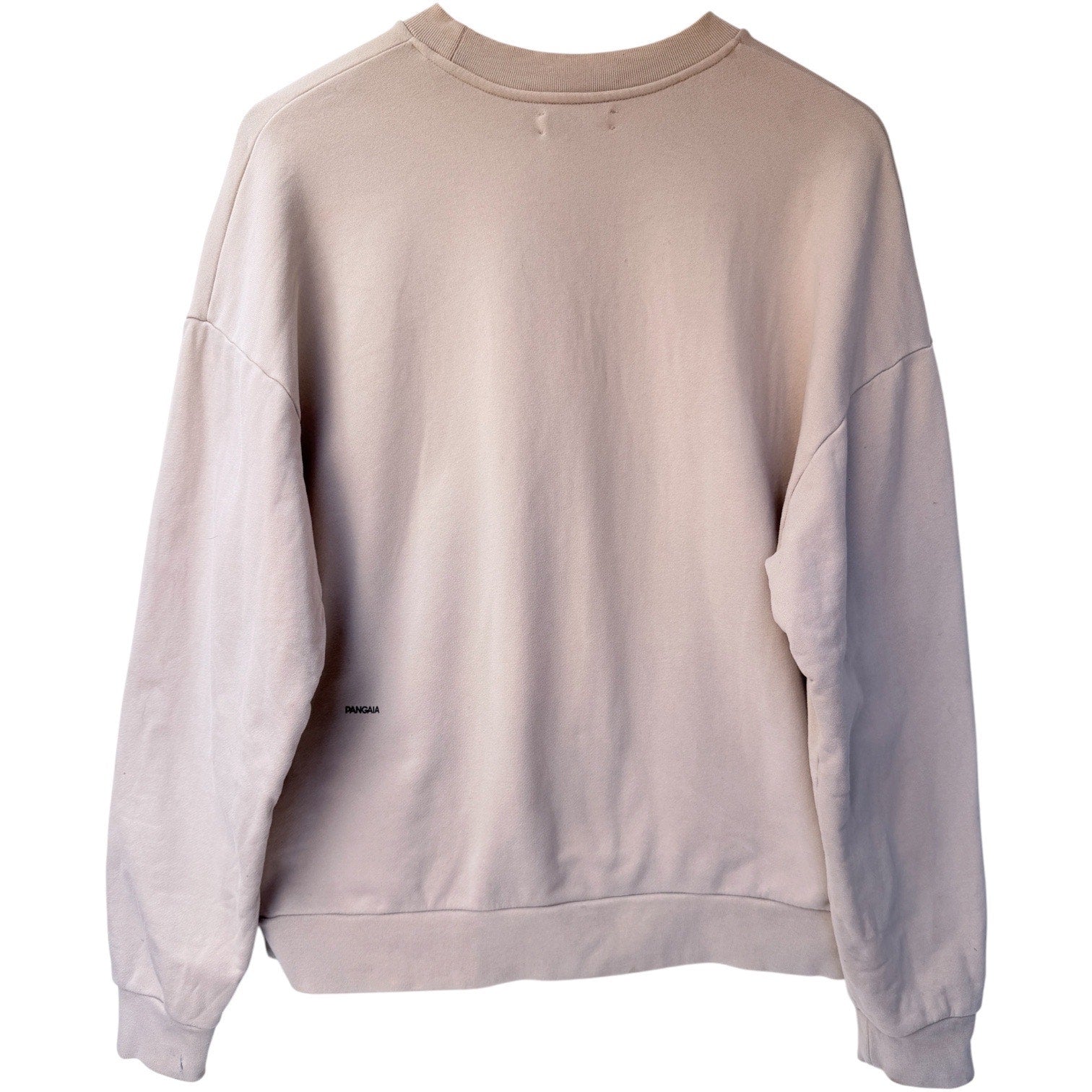 Pangaia Crewneck Sweatshirt Mens Medium Beige Minimalist Premium Heavyweight