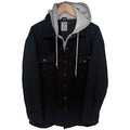 Dickies Men's Black Full-Zip Hooded Jacket — front view