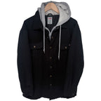 Dickies Men's Black Full-Zip Hooded Jacket — front view