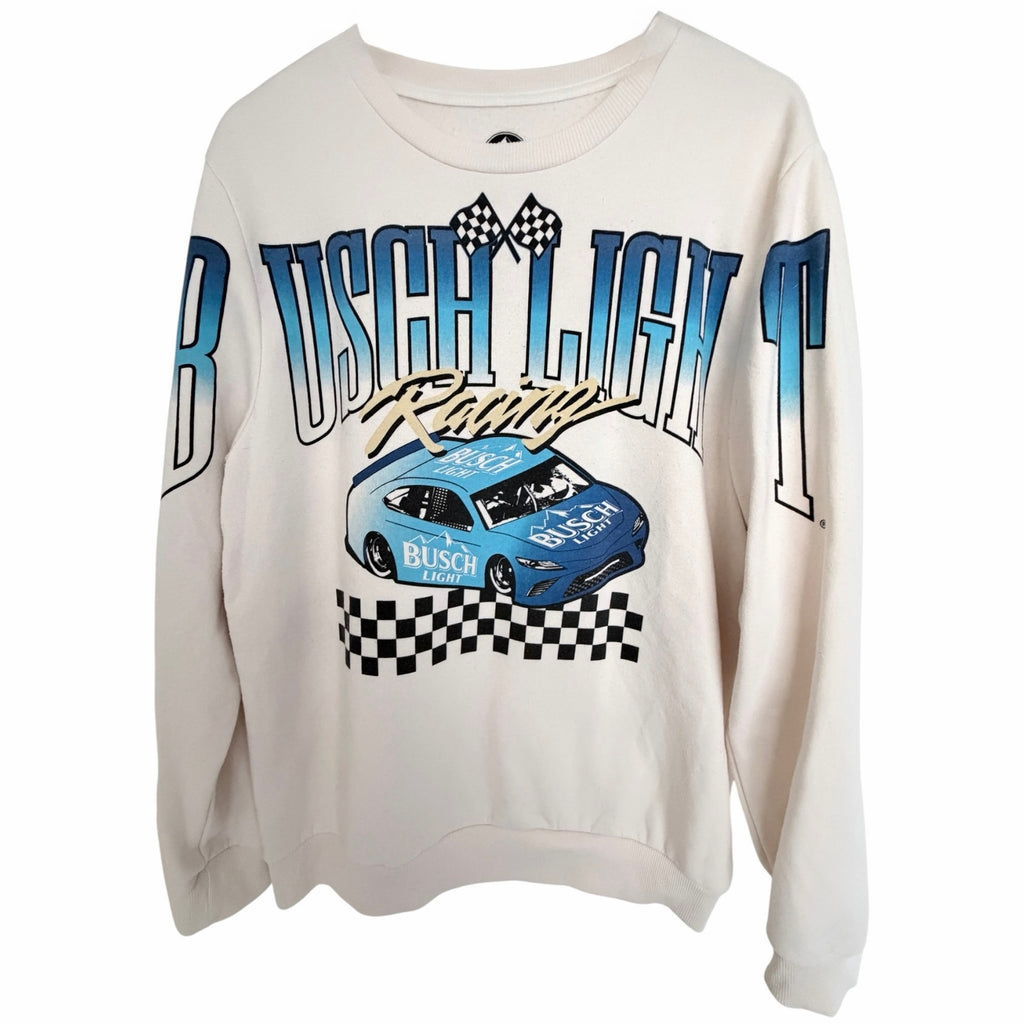 Busch Light Racing Crewneck Mens XL