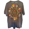 House of Blues T Shirt Mens Large Blue Guitar Logo Graphic