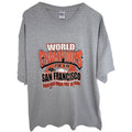 San Francisco Giants 2010 World Champions T Shirt Mens 2XL Gray MLB Graphic Tee