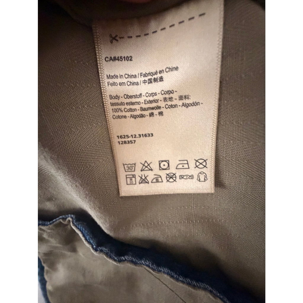 Maison Scotch Utility Jacket Women's Olive Embroidered Sleeves