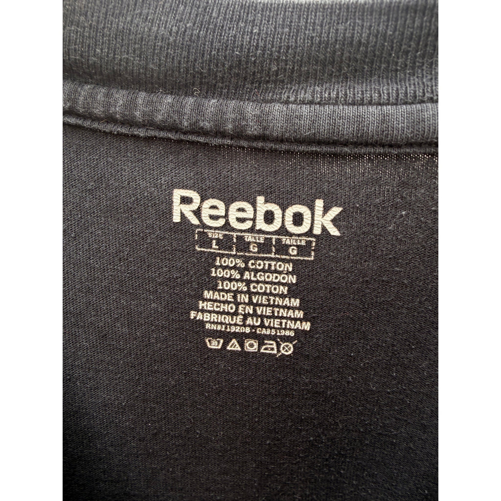 Reebok Dallas Cowboys T Shirt Mens Large Navy NFL Football Graphic Logo Tee