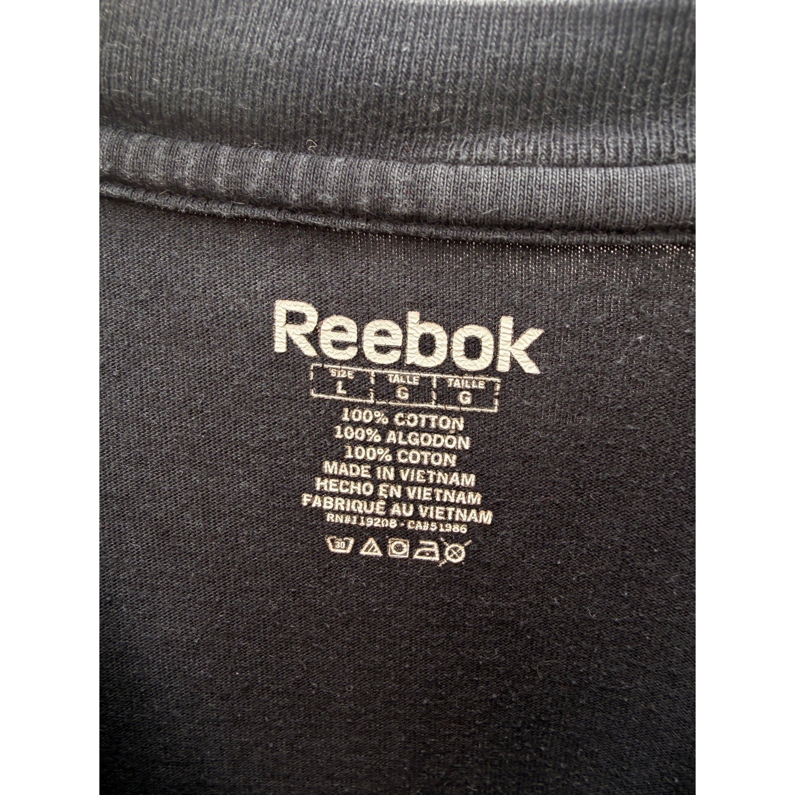 Reebok Dallas Cowboys T Shirt Mens Large Navy NFL Football Graphic Logo Tee