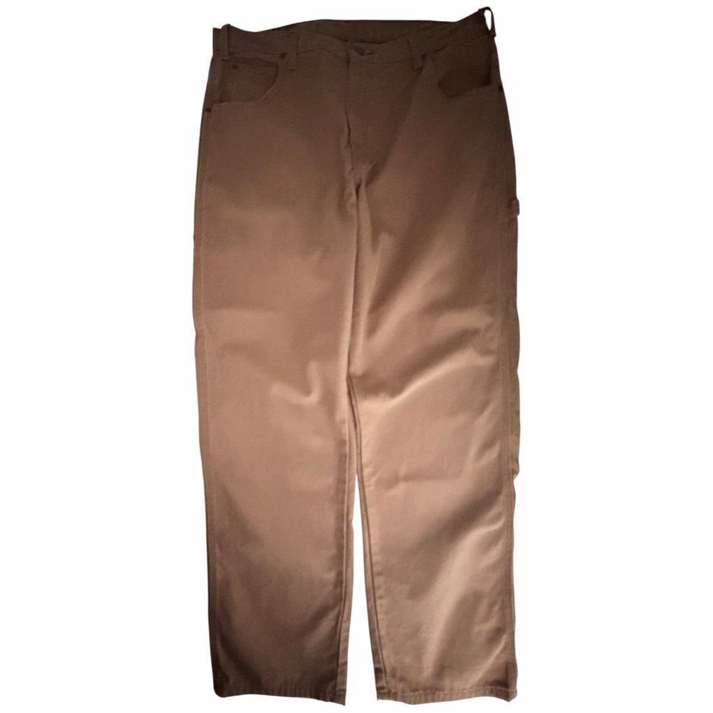Dickies Carpenter Pants Men's 36x32 Brown Utility Workwear Cotton